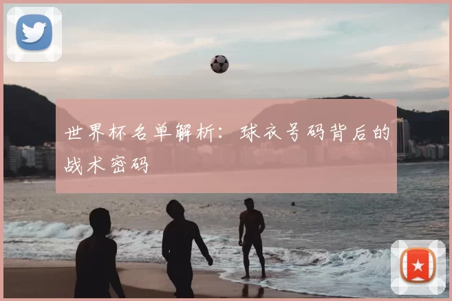 世界杯名单解析:球衣号码背后的战术密码