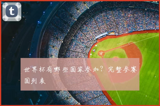 世界杯有哪些国家参加?完整参赛国列表
