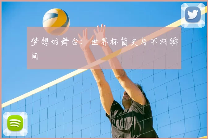 梦想的舞台:世界杯简史与不朽瞬间