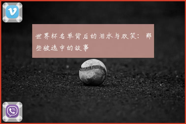 世界杯名单背后的泪水与欢笑:那些被选中的故事