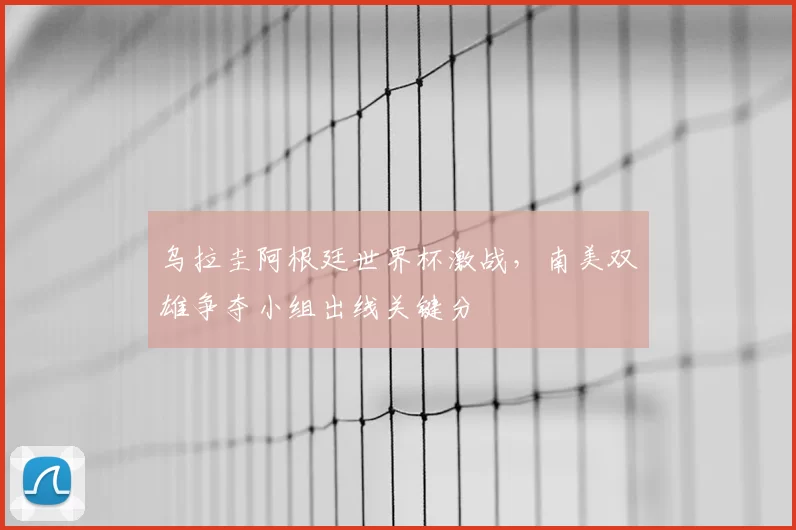 乌拉圭阿根廷世界杯激战,南美双雄争夺小组出线关键分